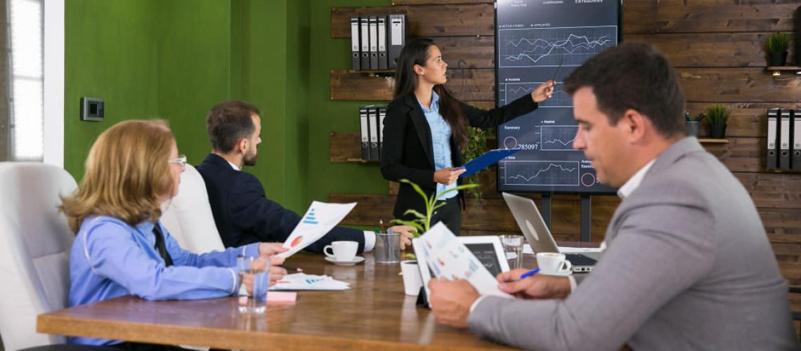 Reunión de dirección de empresa